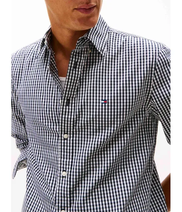 Рубашка FLEX regular fit Tommy Hilfiger, черный — фото 4