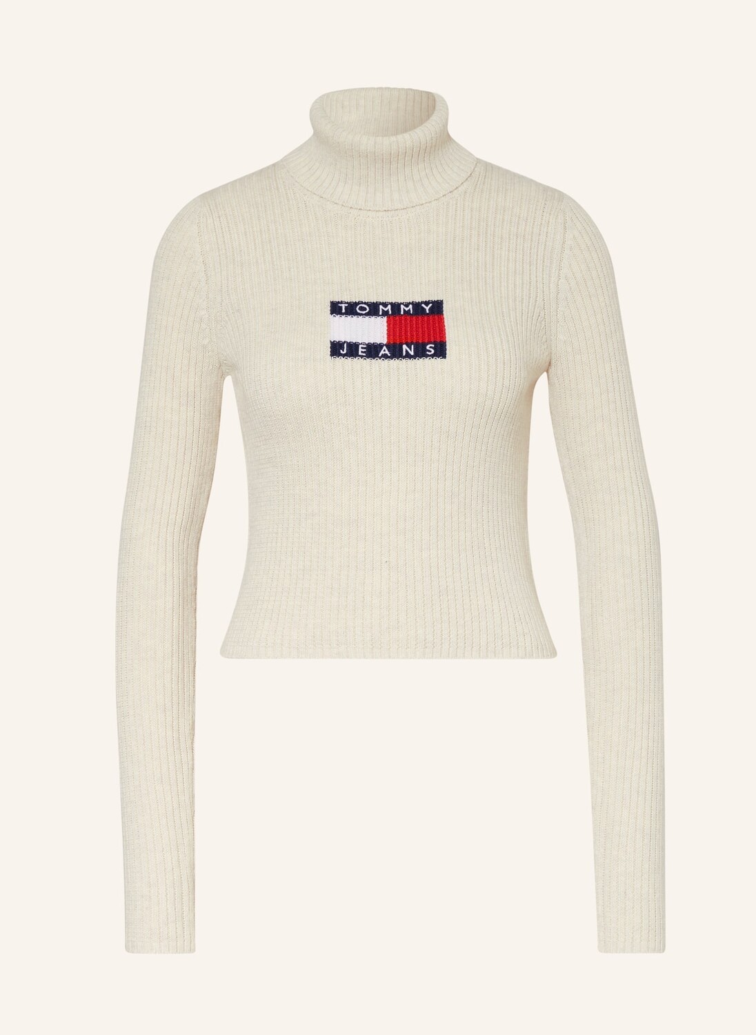 

Свитер с высоким воротником Tommy Jeans, белый