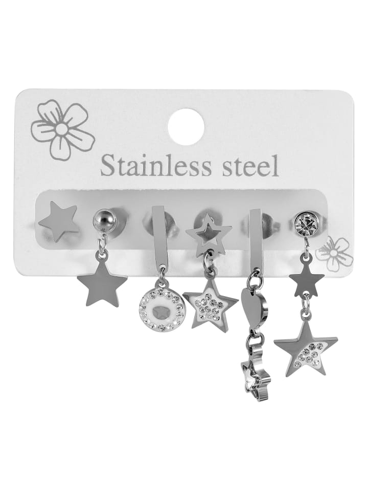 

Adeliás Женский кулон - кулон из нержавеющей стали со стразами серебристого цвета