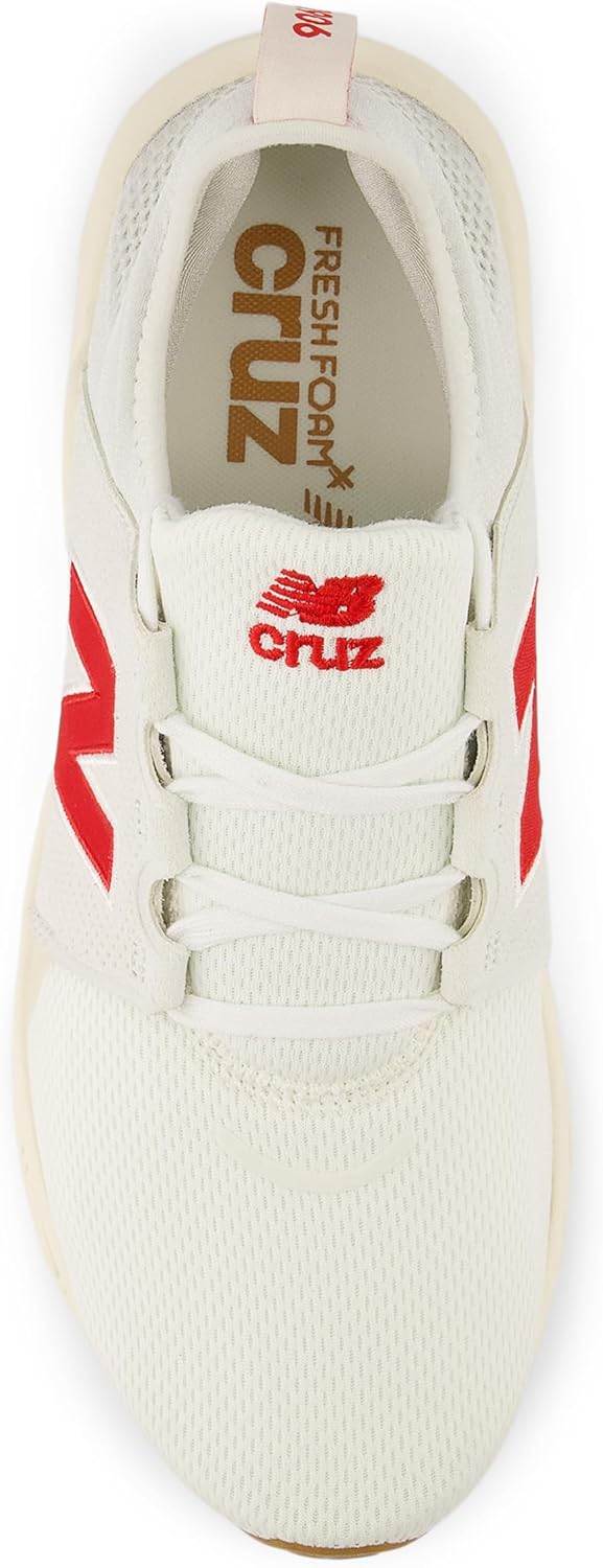 Мужские кроссовки New Balance Fresh Foam X Cruz Artisan V3, Sea Salt/Team Red/Permafrost — фото 4