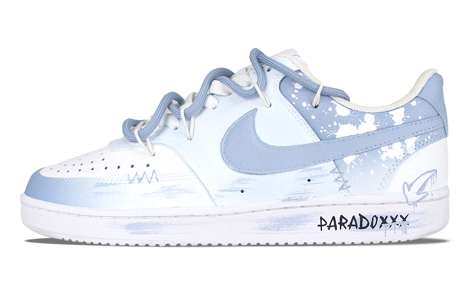 

Кроссовки Nike Court Borough Skateboarding Shoes Women's Low-top Blue/white, белый