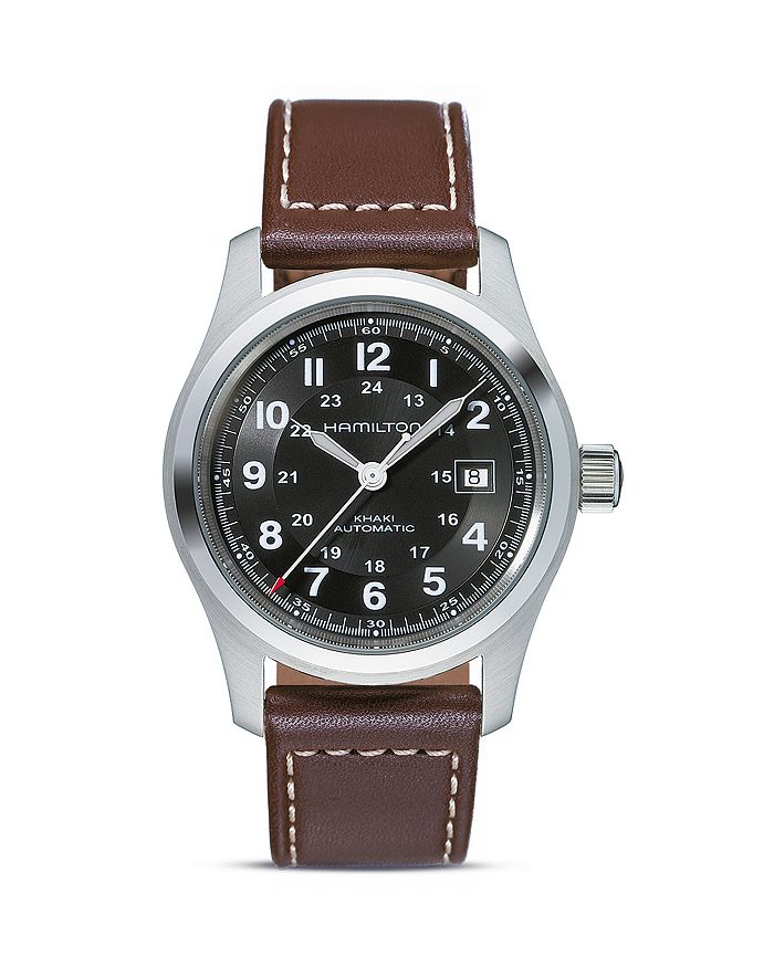 

Автоматические часы Hamilton Khaki Field, 42 мм, коричневый