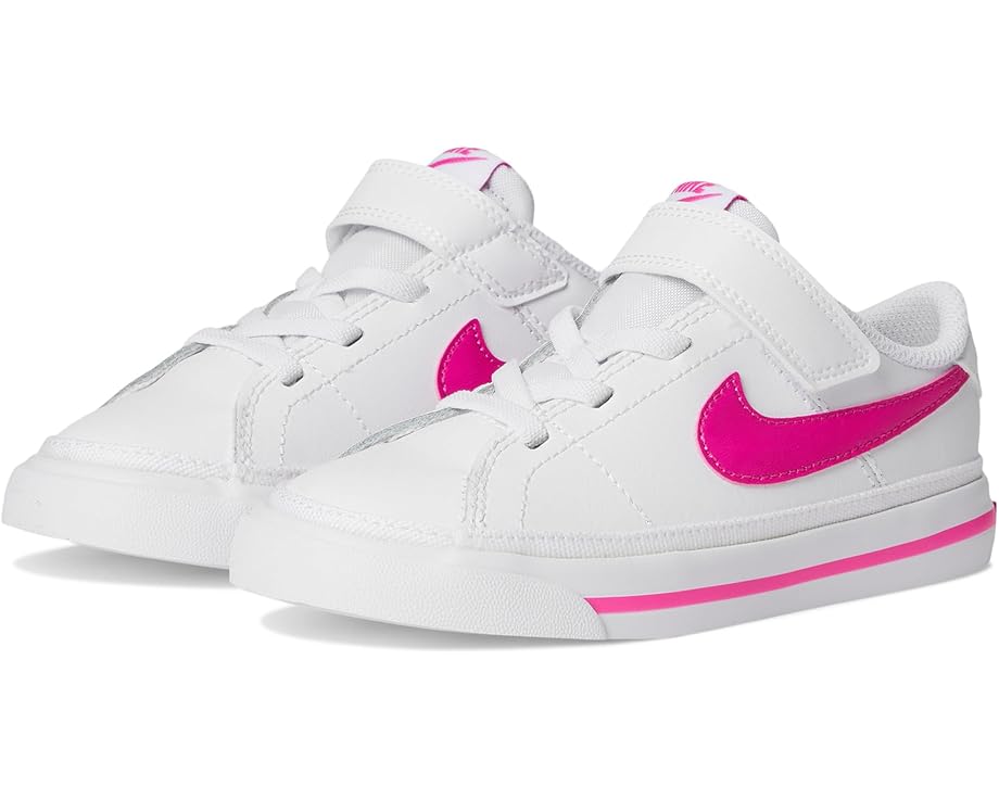 

Кроссовки Nike Kids Court Legacy, цвет White/Laser Fuchsia