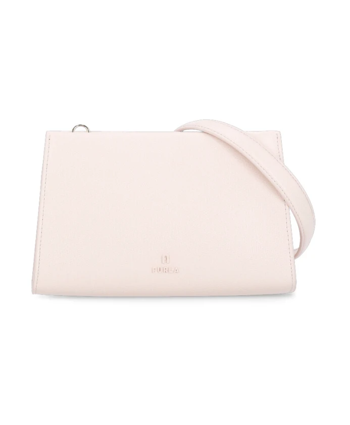 

Розовая сумка через плечо с отстегивающимся ремешком. Furla, розовый