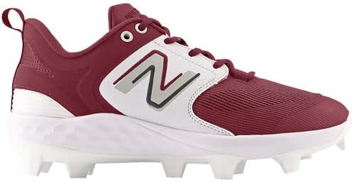 Мужские бейсбольные кроссовки New Balance Fresh Foam 3000 V7, Mercury Red/Gold, размер 6.5 M, белый/красный — фото 4