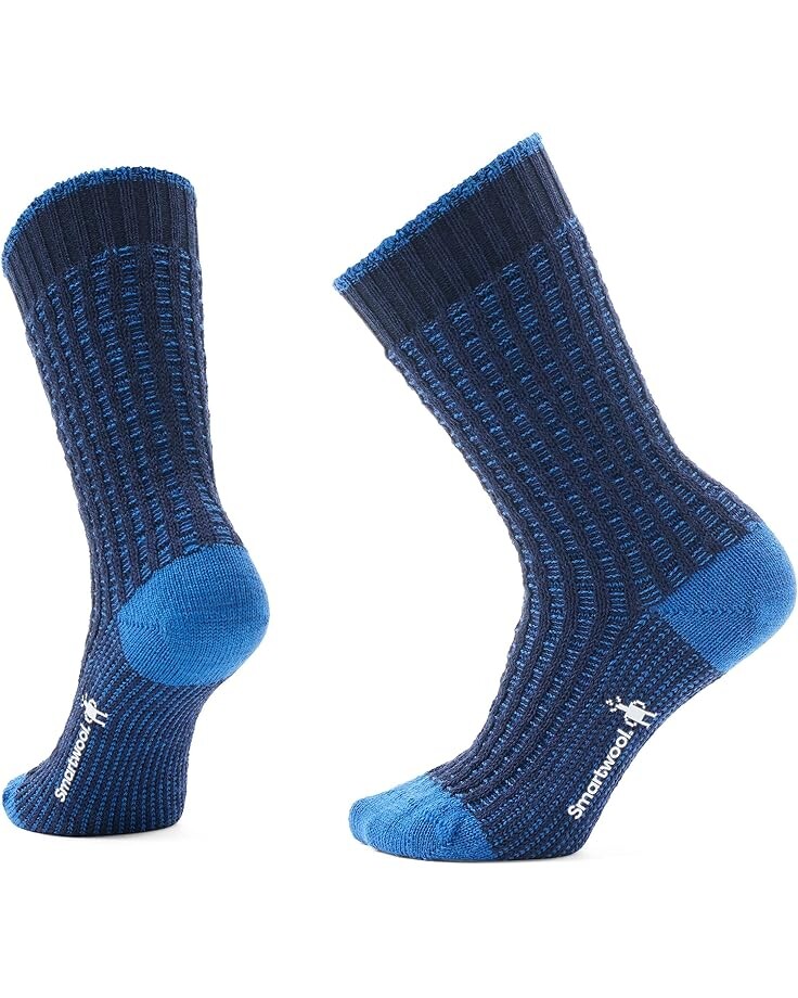 

Носки Unisex Smartwool Everyday Waffle Press Crew Socks, цвет Deep Navy