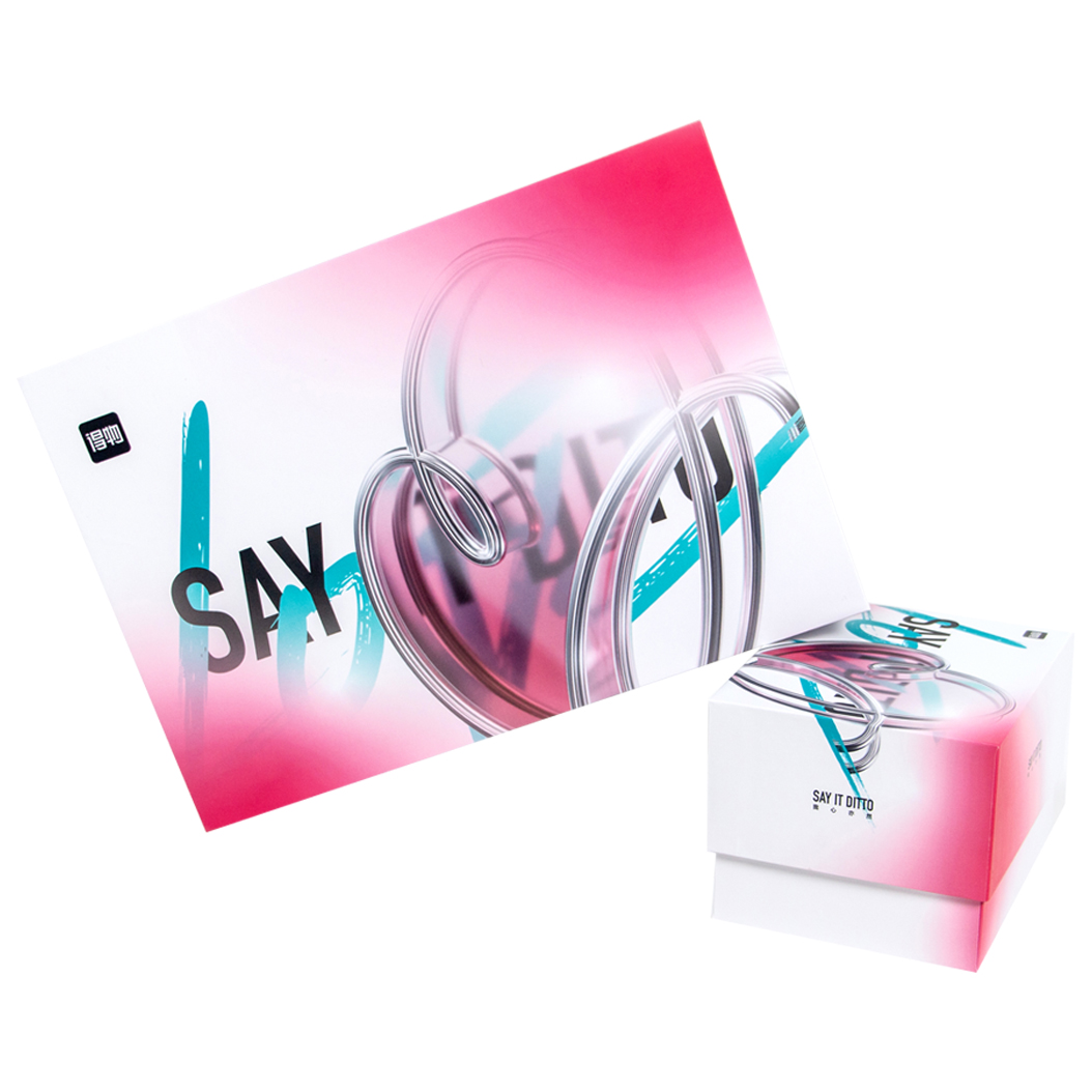Подарочные коробки и упаковочные коробки (унисекс) Packaging Gift Box, say it ditto original box limited edition size 2 (without shopping bag) — фото 3
