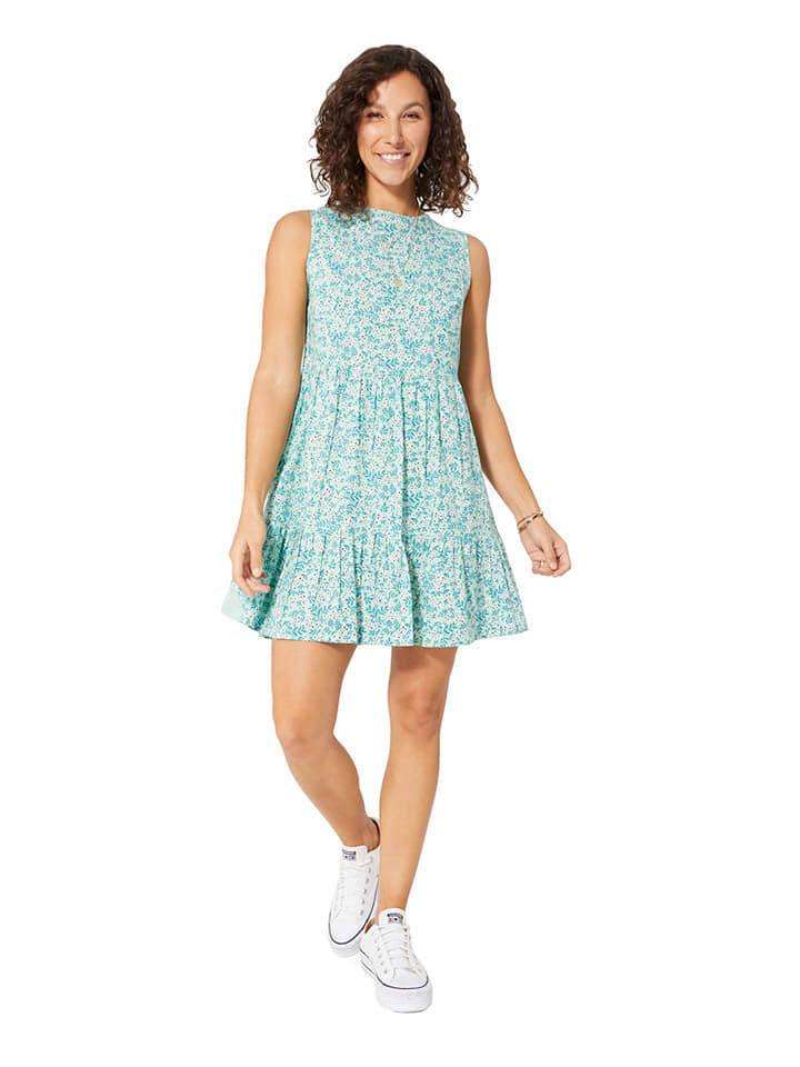 

Короткое платье Aller Simplement Kleid, цвет Türkis/Creme