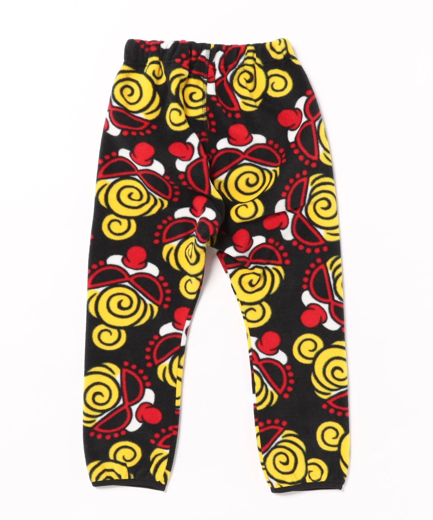 Детские штаны из микрофлиса с принтом Hysteric Mini чёрные — фото 2