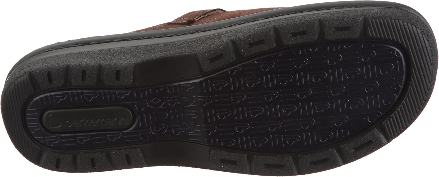 Сабо Birkenstock Boston 260211 для взрослых унисекс из велюра Berkemann, Braun Mokka 437 — фото 4