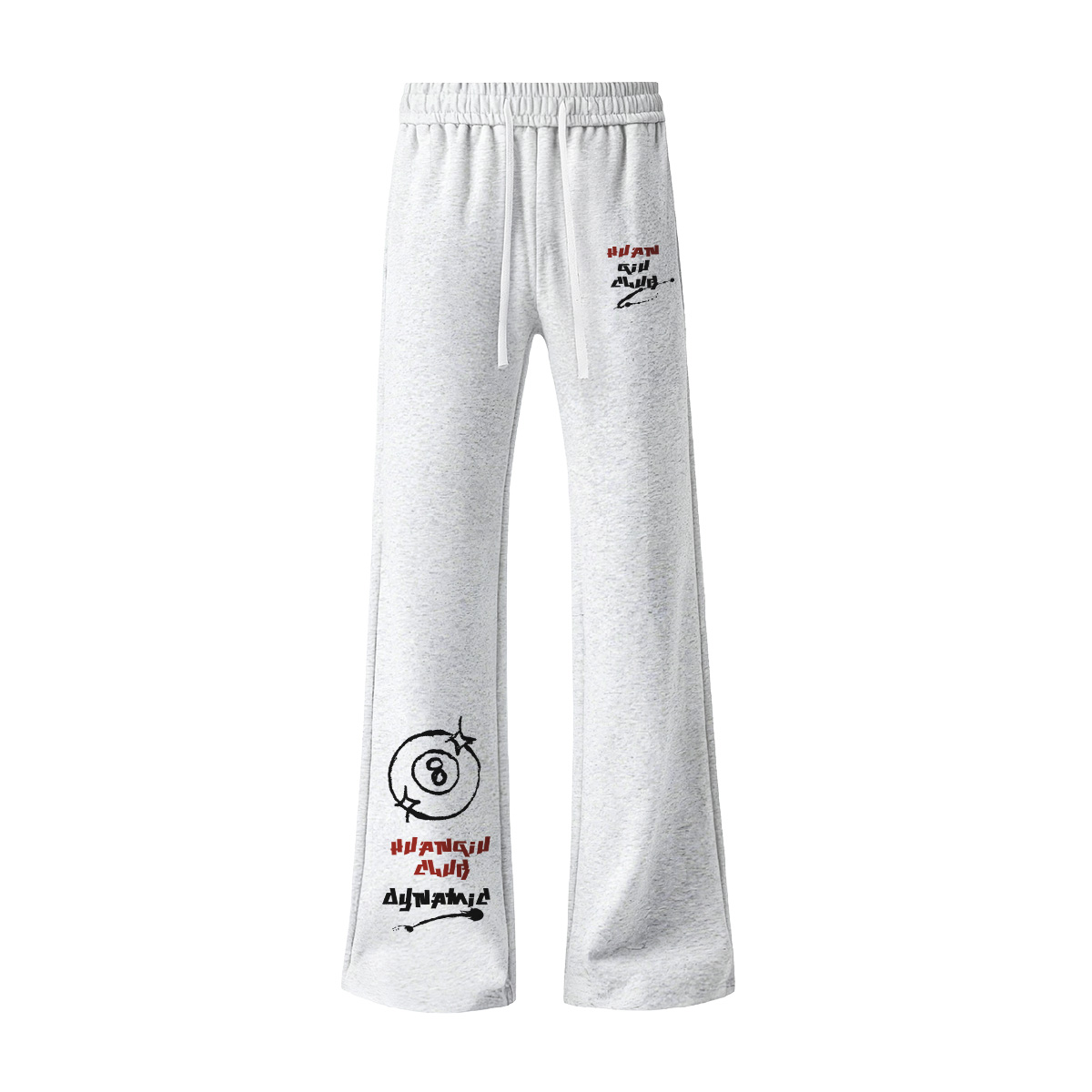 

Повседневные брюки Unisex Moderate Scimitar HUANQIU, белый heather серый