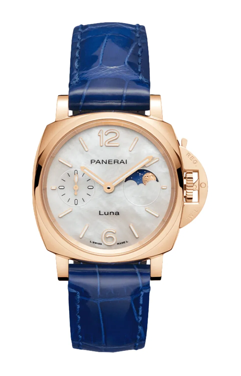 ЛЮМИНОР ДУЭ ЛУНА ГОЛДТЕК МАДРЕПЕРЛА - PAM01181 PANERAI, золотой