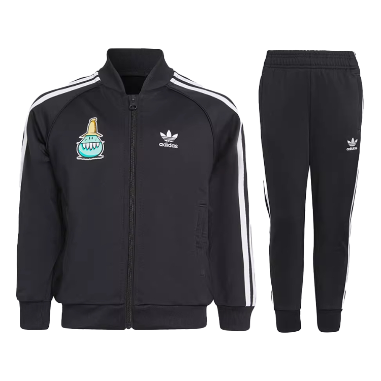 

Adidas Originals Повседневная спортивная одежда серии Clover, черная, для детей от 3 до 7 лет