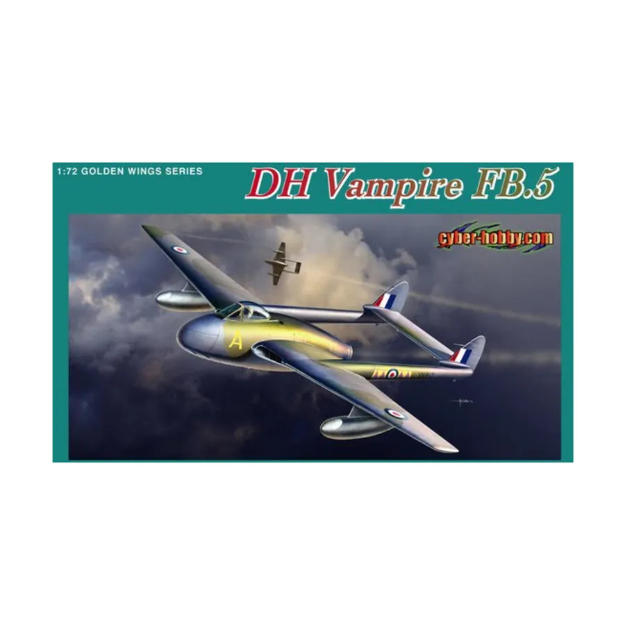 

Истребитель-бомбардировщик DH Vampire FB.5, Dragon Models - Golden Wing Series (1:72)