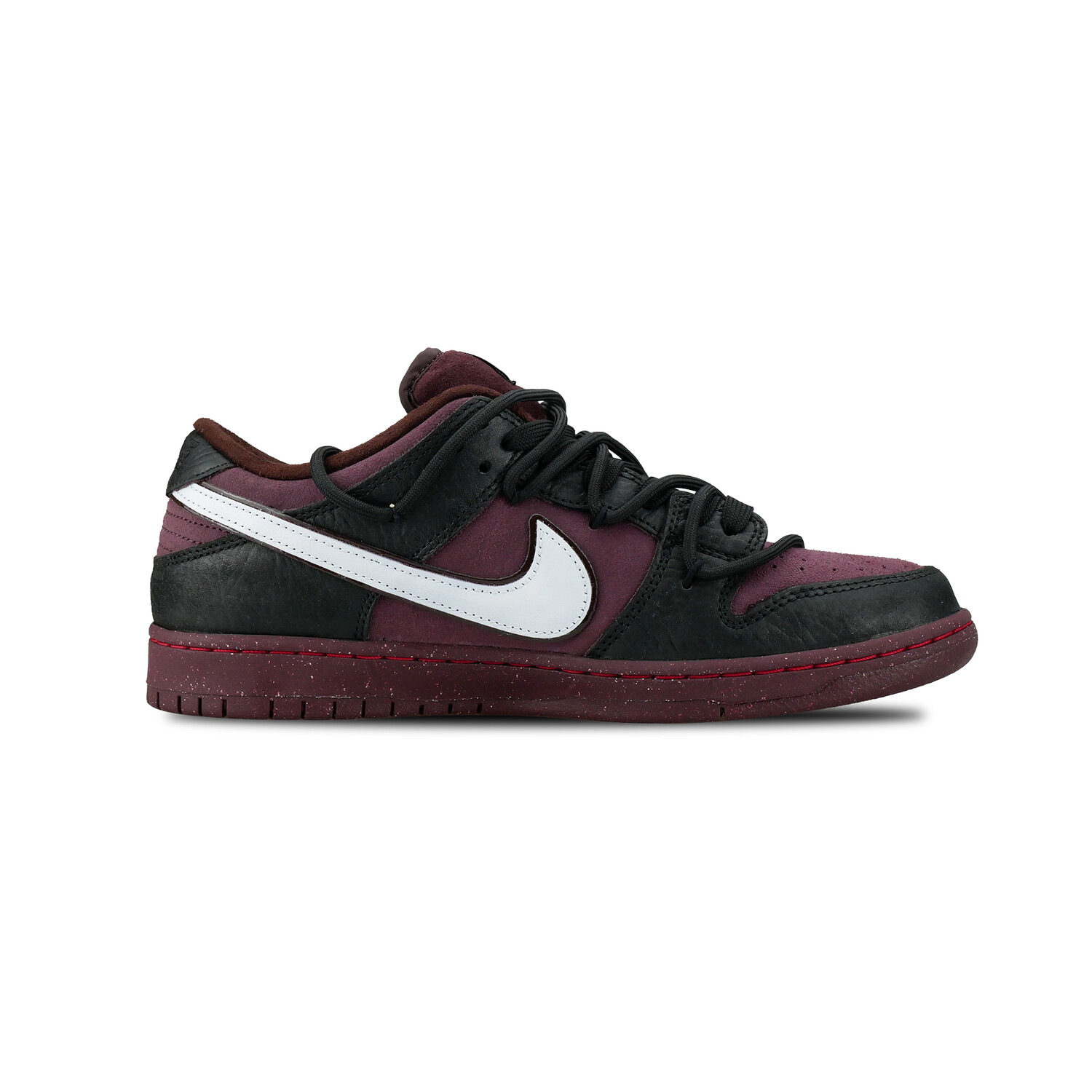

Кроссовки Nike Dunk SB Skateboarding Shoes Unisex Low-top Black/University Red, черный/красный