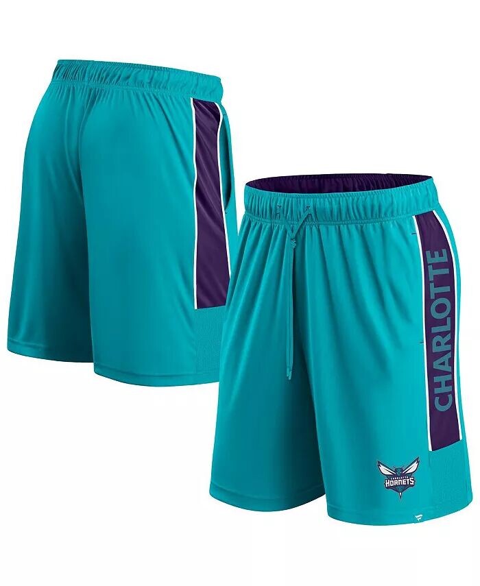 

Мужские шорты защитника Charlotte Hornets Game Winner цвета «Тил» Fanatics