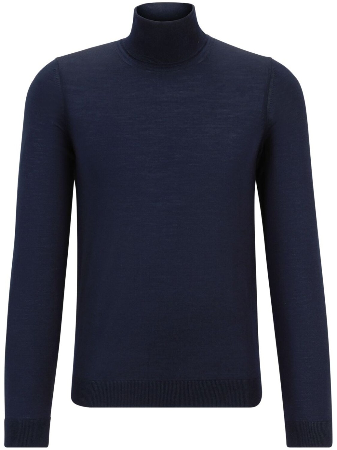 

BOSS roll neck knitted sweater, синий