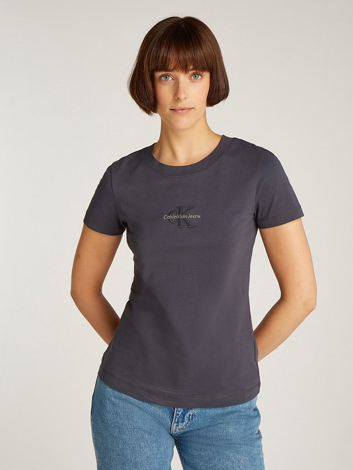 

Футболка CALVIN KLEIN JEANS, антрацит