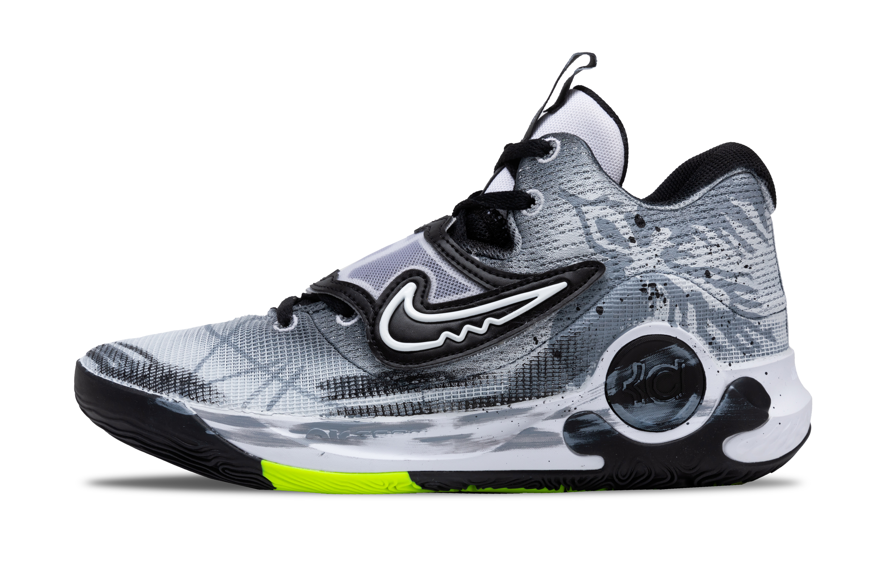 

Баскетбольные кроссовки KD Trey 5 X Misfortune Totem с низким верхом, с амортизацией, противоскользящие, износостойкие, мужские, серые Nike, Gray