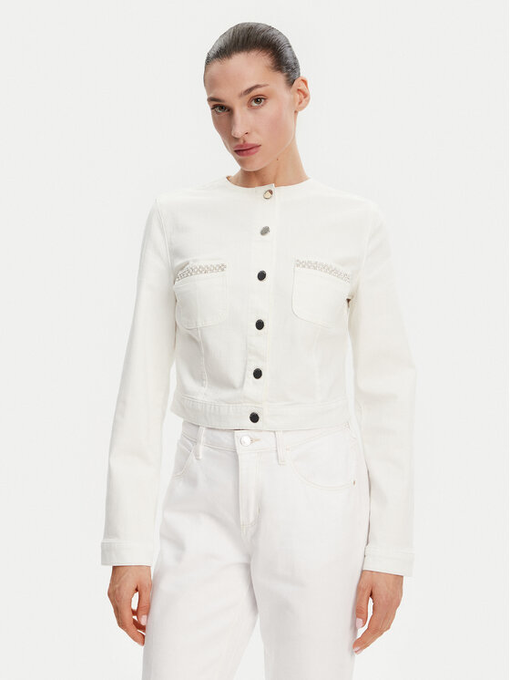 

Демисезонная куртка classic fit W5GN68 D5N71 Guess, белый