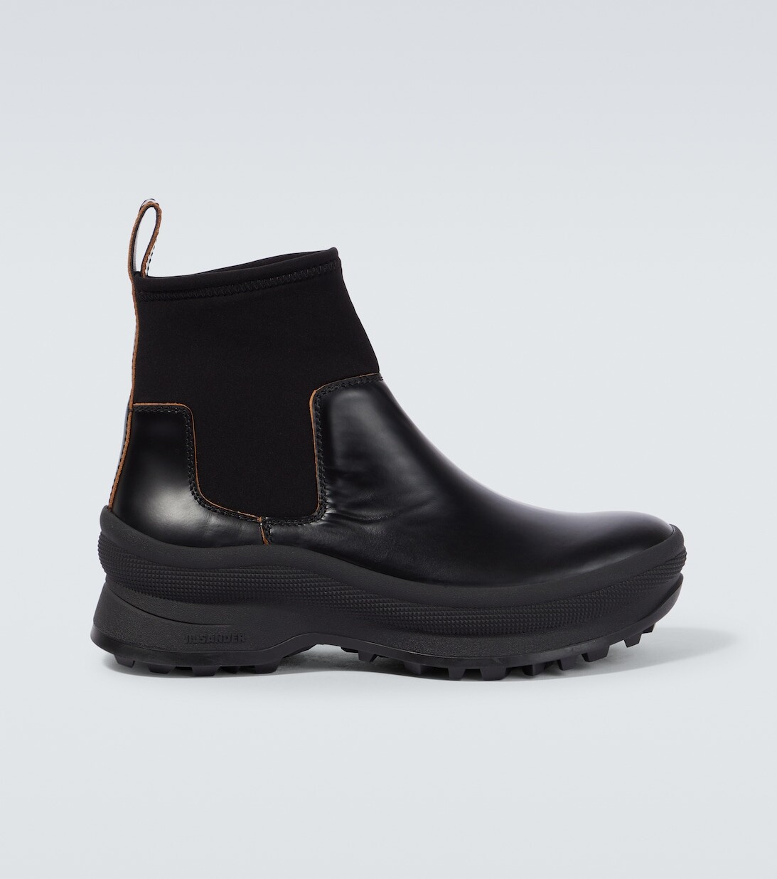 

Кожаные ботинки челси Jil Sander, черный