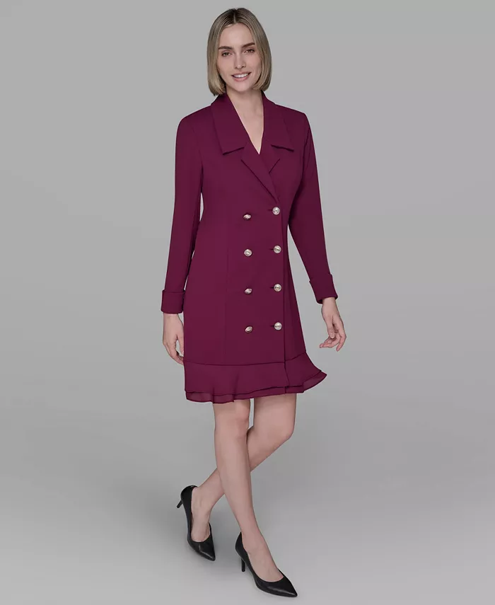 

Женское платье-блейдер с шифоновым подолом Karl Lagerfeld Paris, фиолетовый