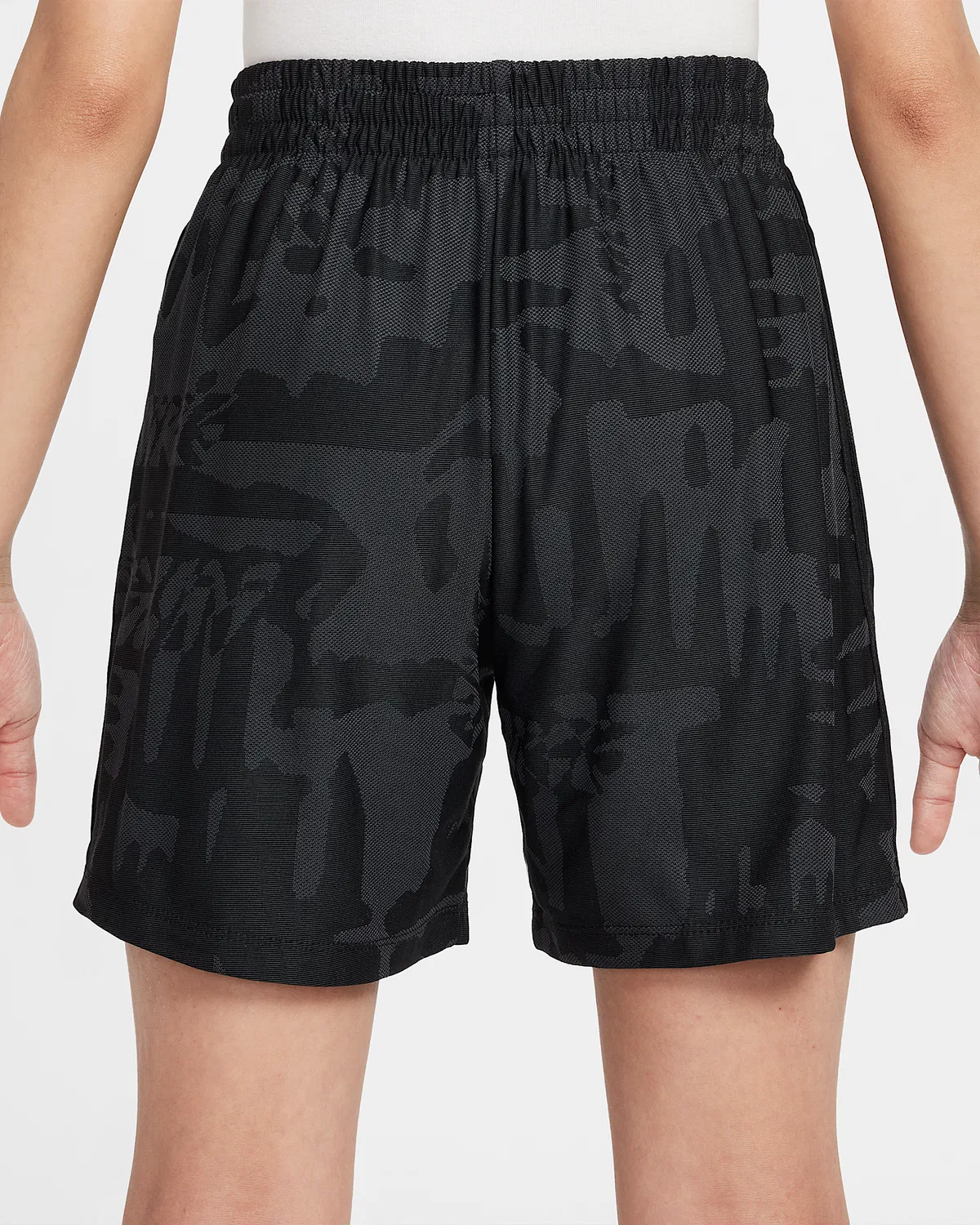 Детские шорты Nike Dri-FIT Big Kids' (Boys') Multi, Black/Black/White — фото 4