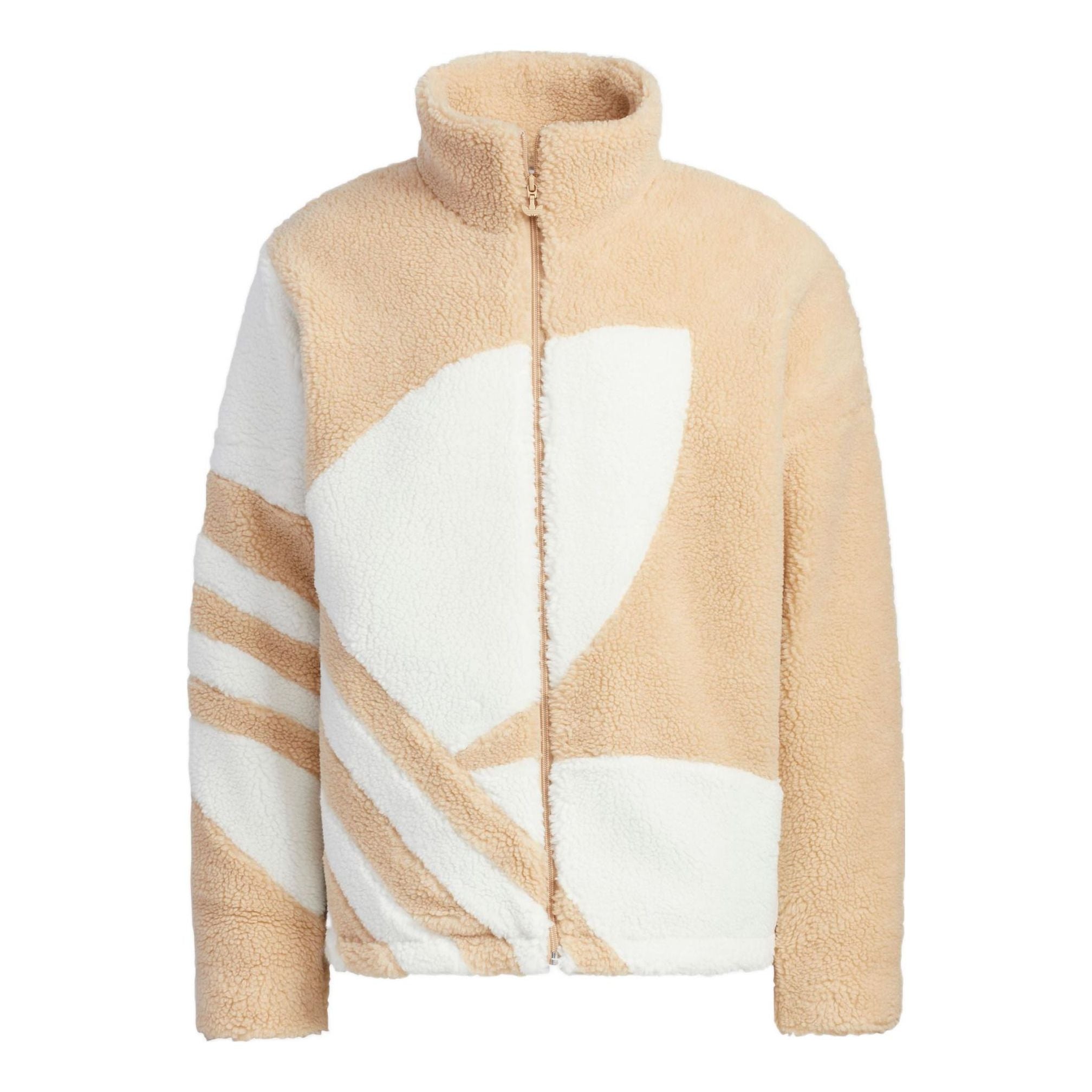 

Куртка adidas originals FW22 Sherpa Jacket Tr Logo HR3487, коричневый