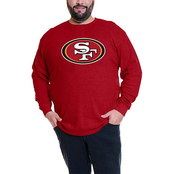 

Мужская футболка fanatics christian mccaffrey scarlet san francisco 49ers big & tall thermal waffle с длинным рукавом Fanatics Brands - White Label