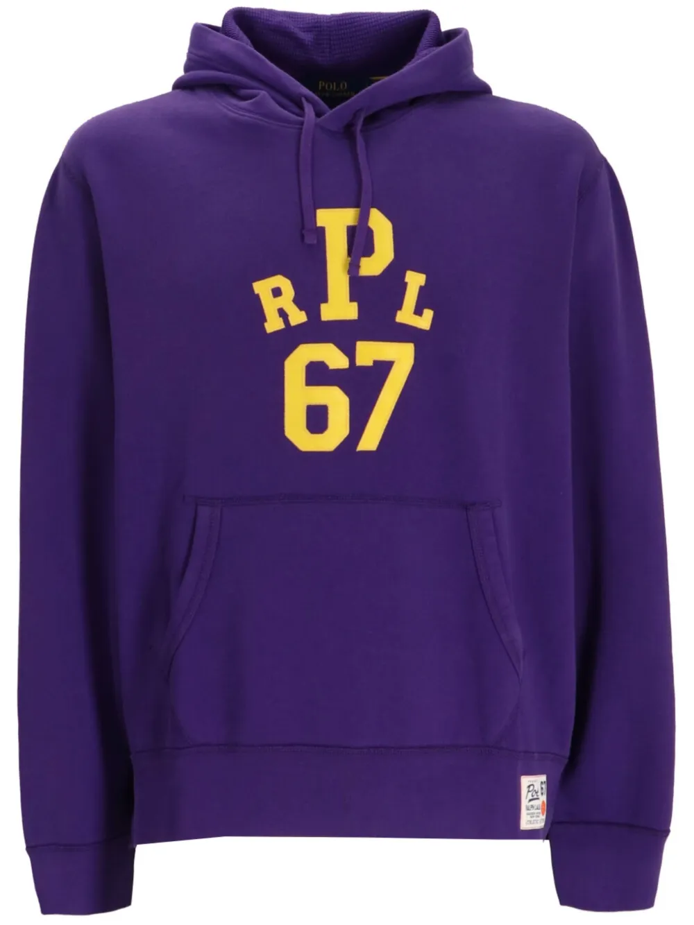 

Флисовое худи с логотипом POLO RALPH LAUREN, фиолетовый