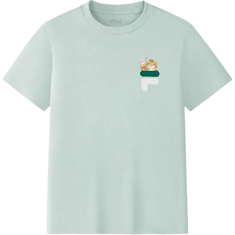 Футболка с круглым вырезом Moderate FILA KIDS, Dream Green - TQ