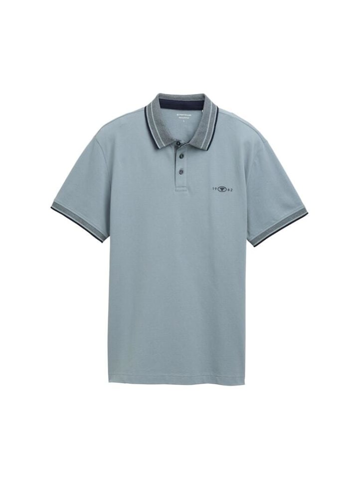 

Футболка поло Tom Tailor, цвет grey mint