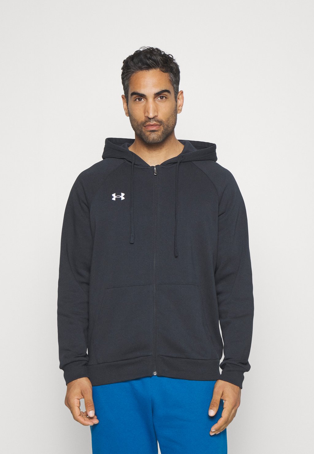 

Толстовка на молнии RIVAL HOODIE Under Armour, черный/белый