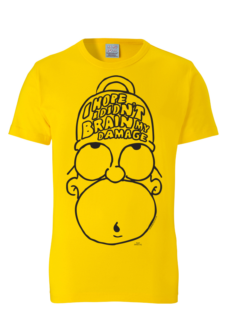 

Футболка Logoshirt Homer Simpson The Simpsons, желтый