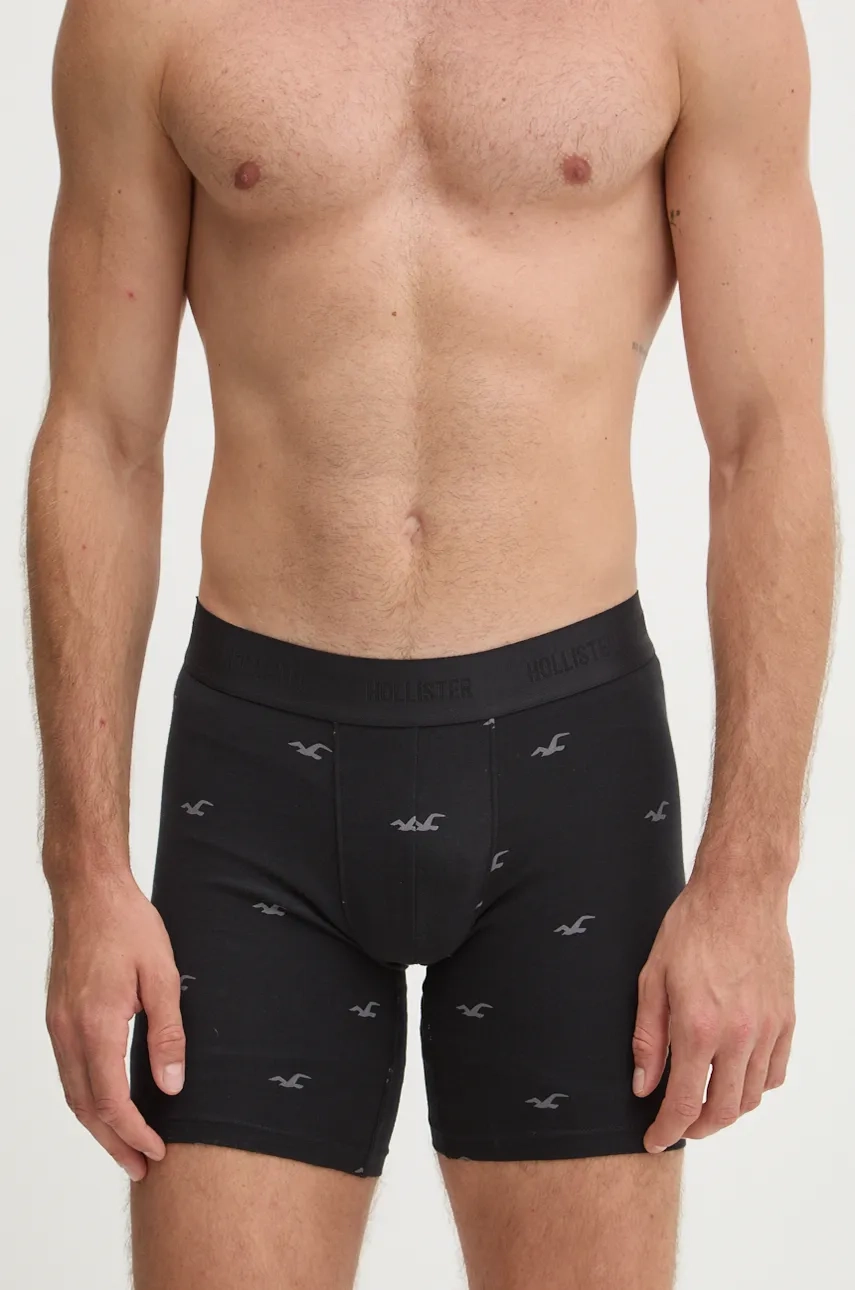 

7 пачек боксеров Hollister Co., темно-синий
