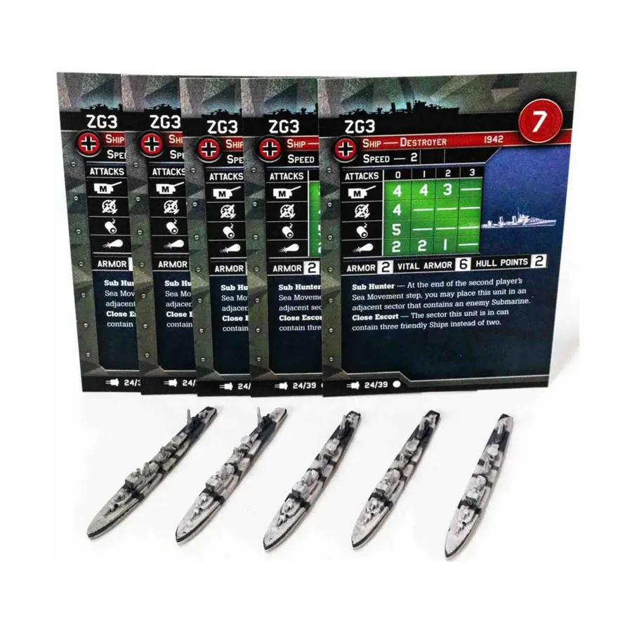 

ЗГ3 (С) x5, Axis & Allies Fleet Command