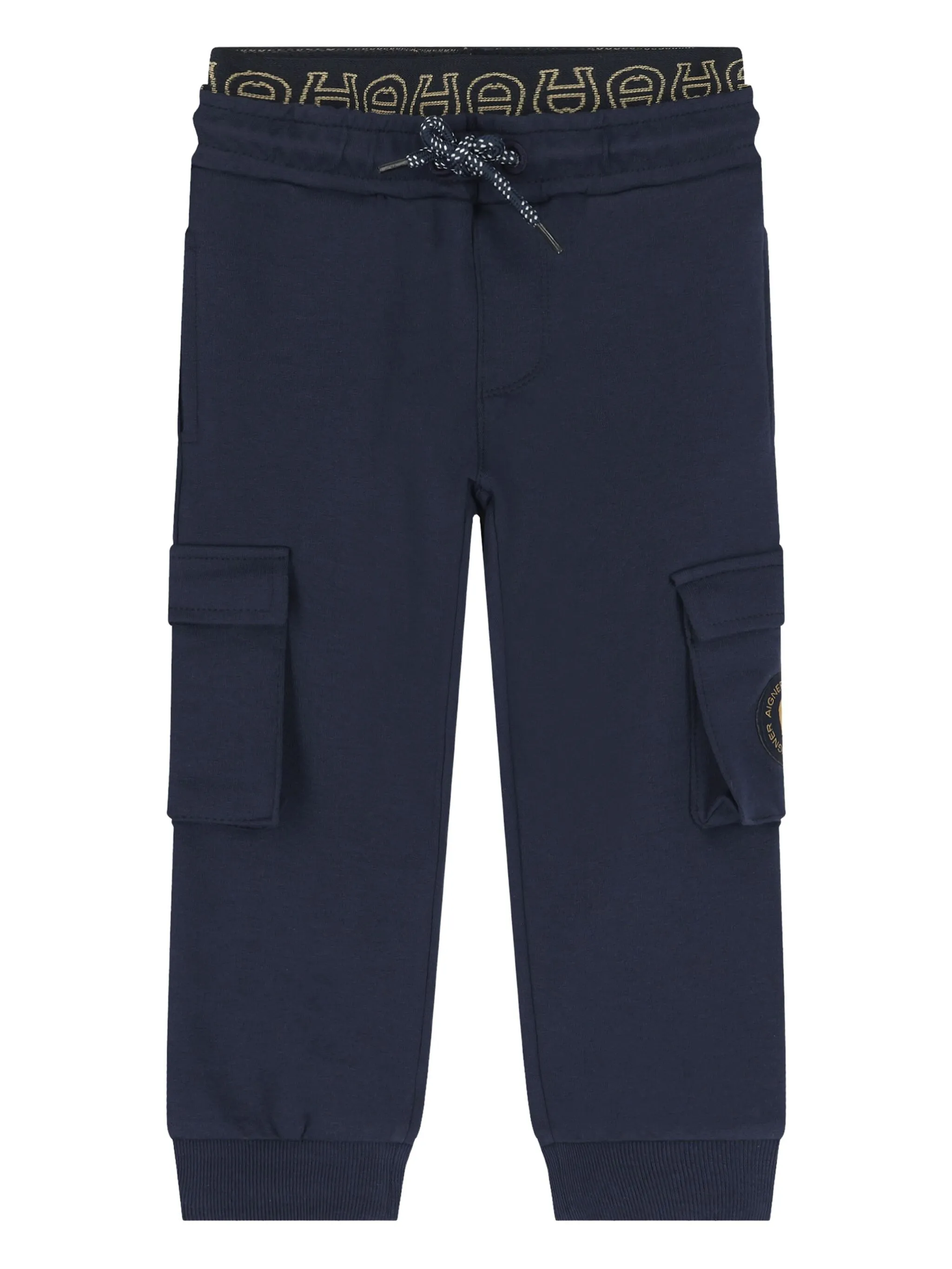 

Спортивные брюки с логотипом Aigner Kids, синий