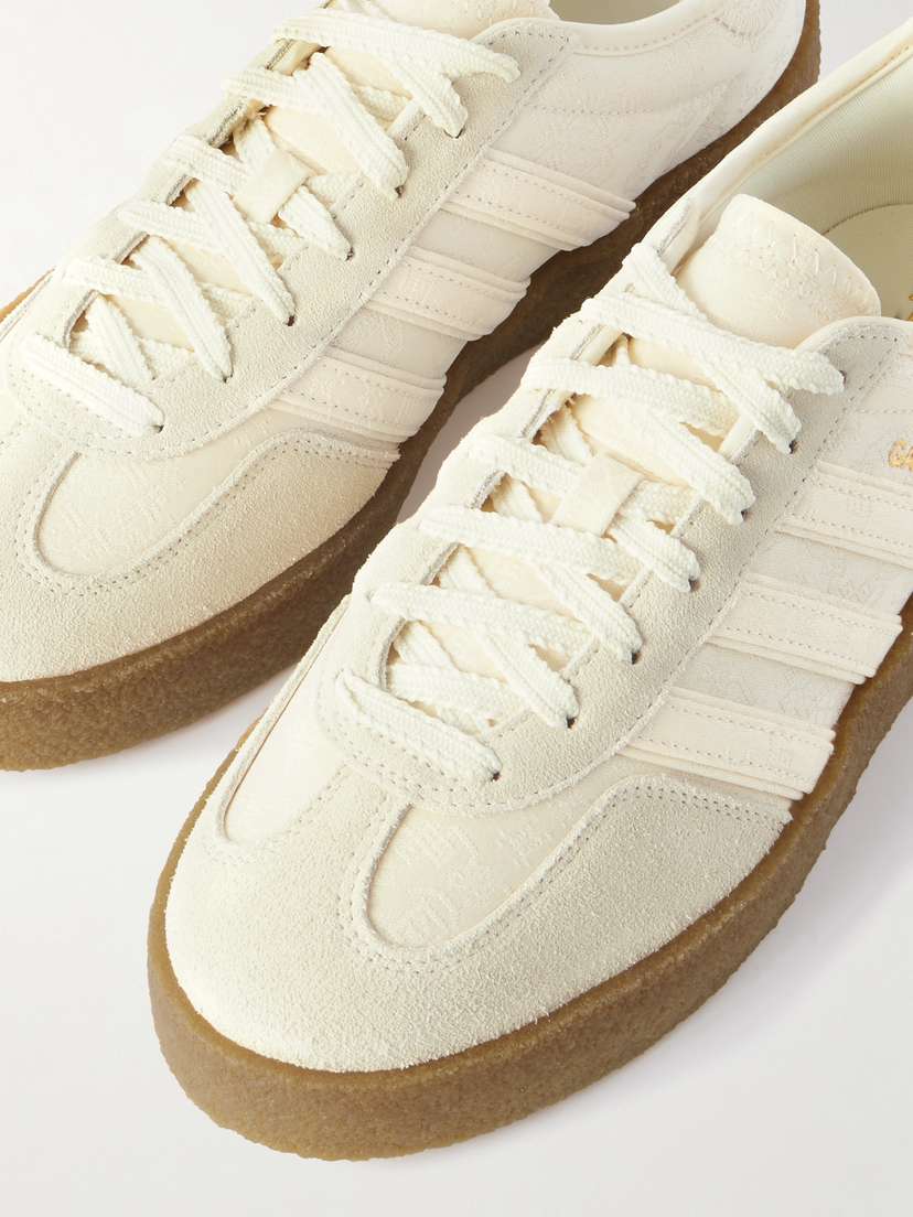 Кроссовки Clot Gazelle с замшевой отделкой и жаккардом Adidas Originals, бежевый — фото 4