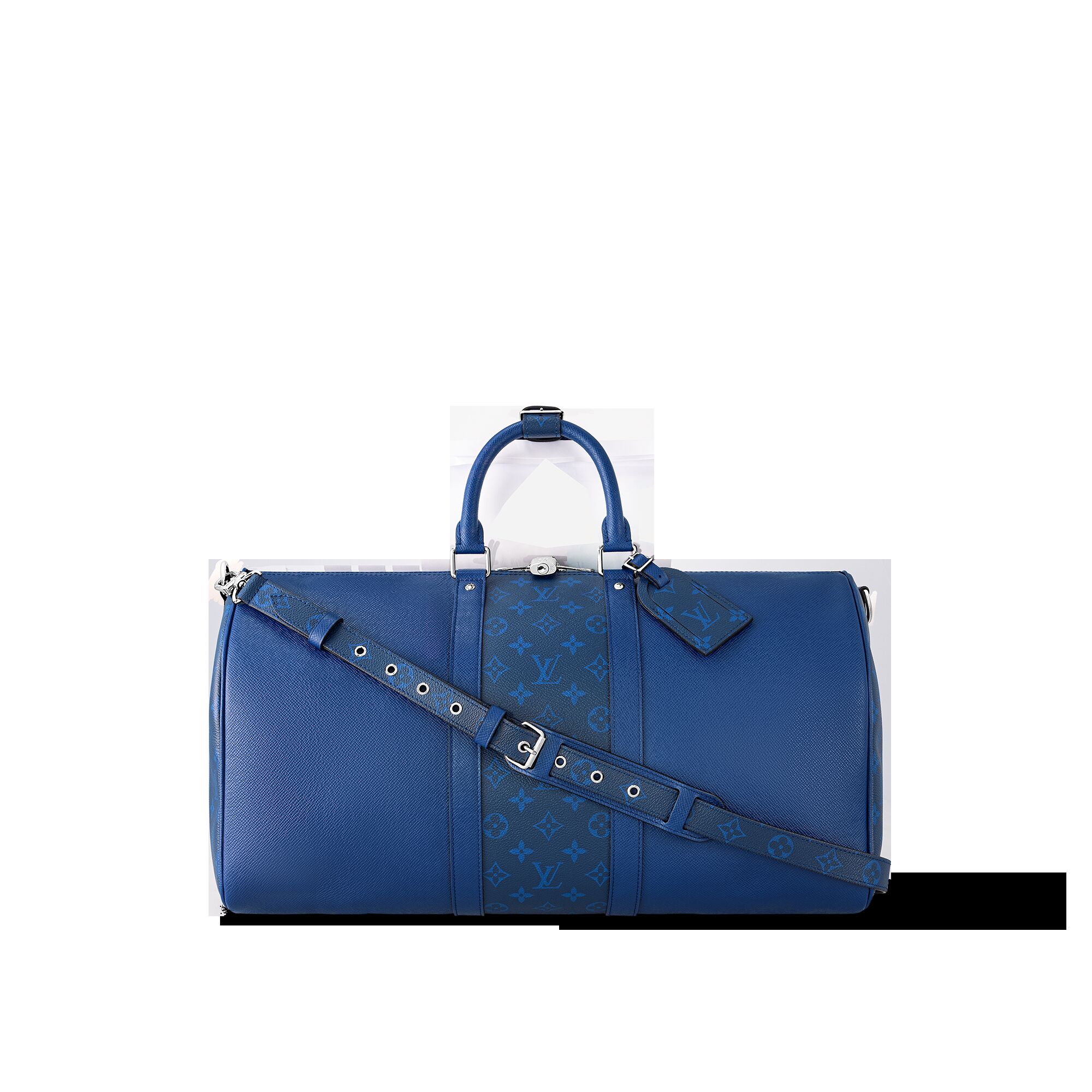 

Сумка Keepall Bandoulière 50 Louis Vuitton, синий