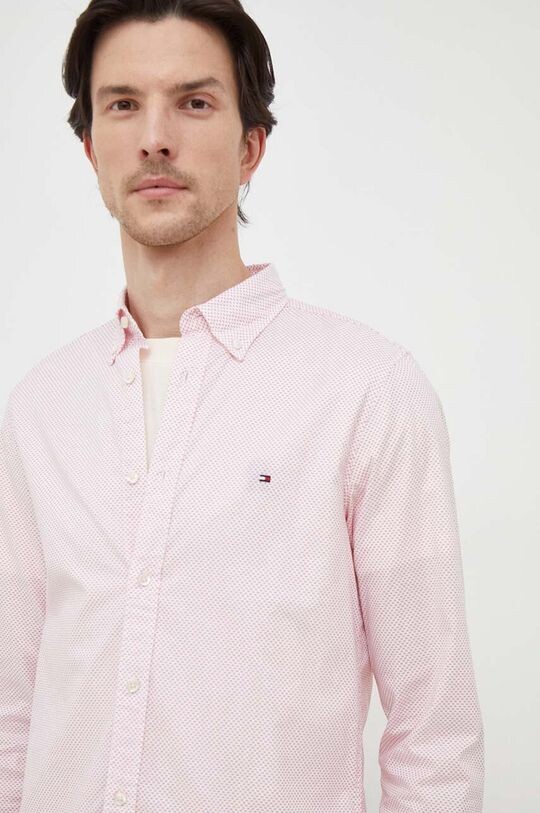 

Хлопковая рубашка Tommy Hilfiger, красный
