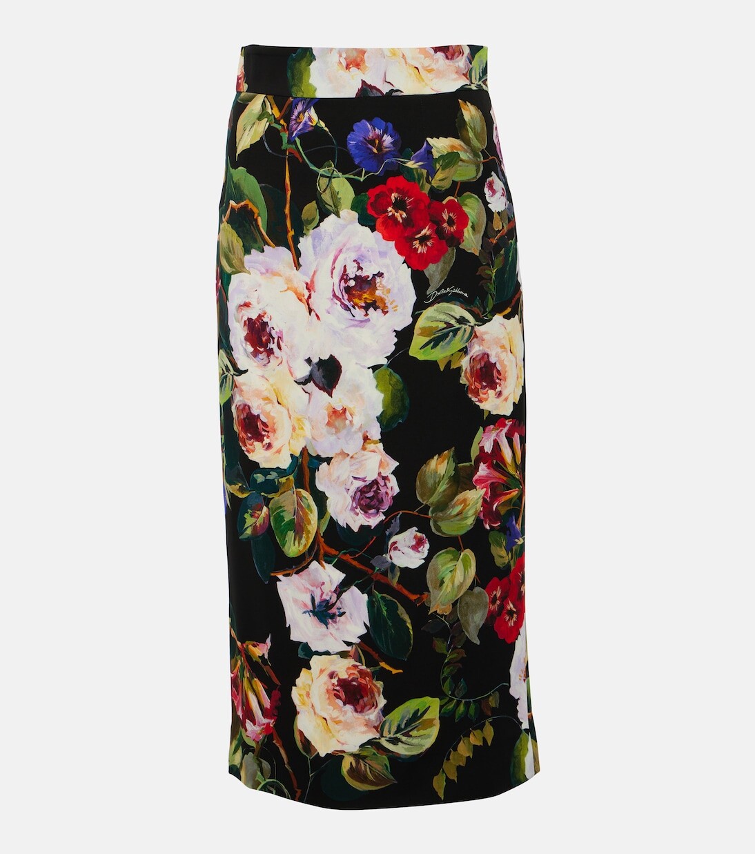 

Юбка миди rose garden с шармезом Dolce&Gabbana, мультиколор