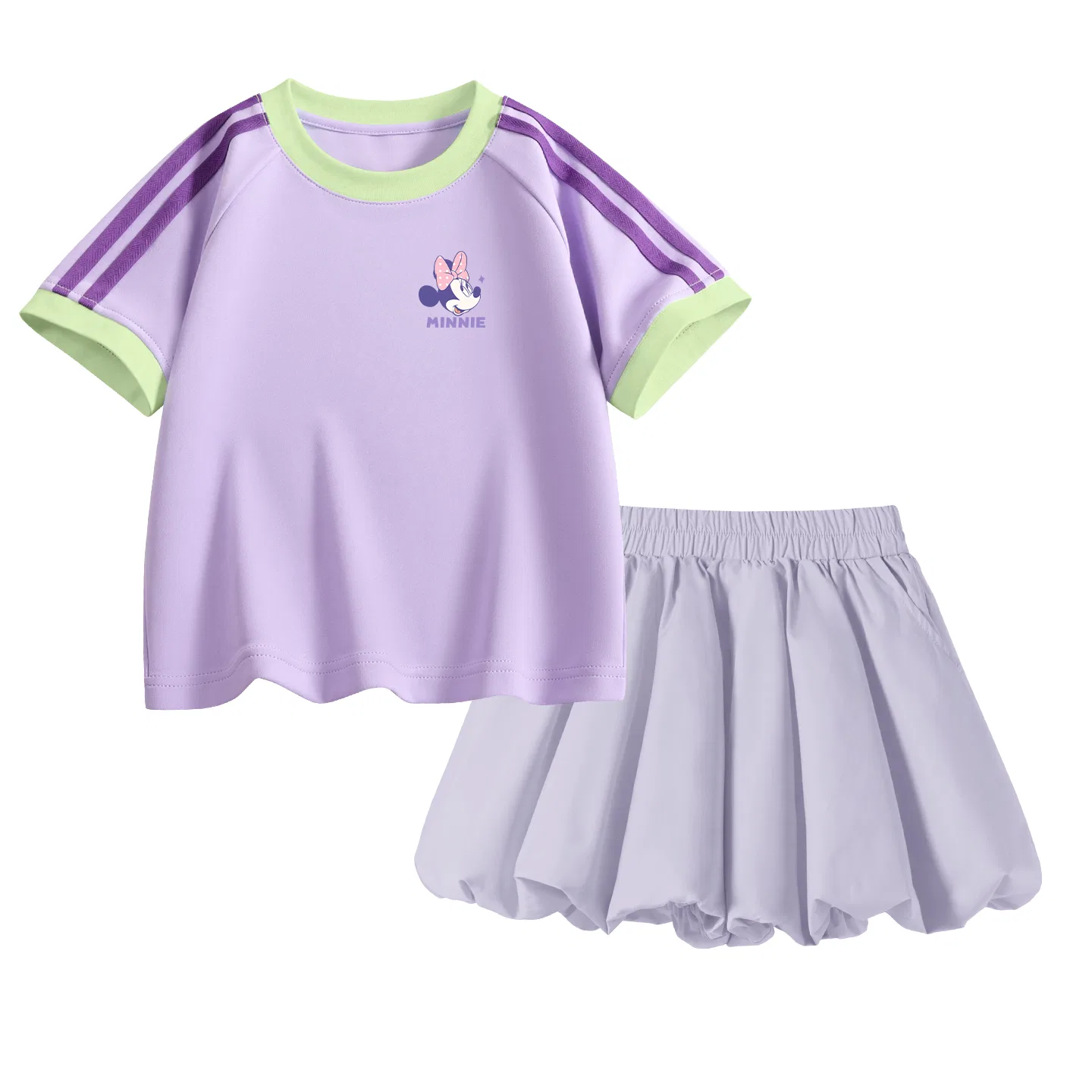 Спортивный костюм для детей Disney Kids Casual Sportswear Crew Neck Thin Stretch, фиолетовый