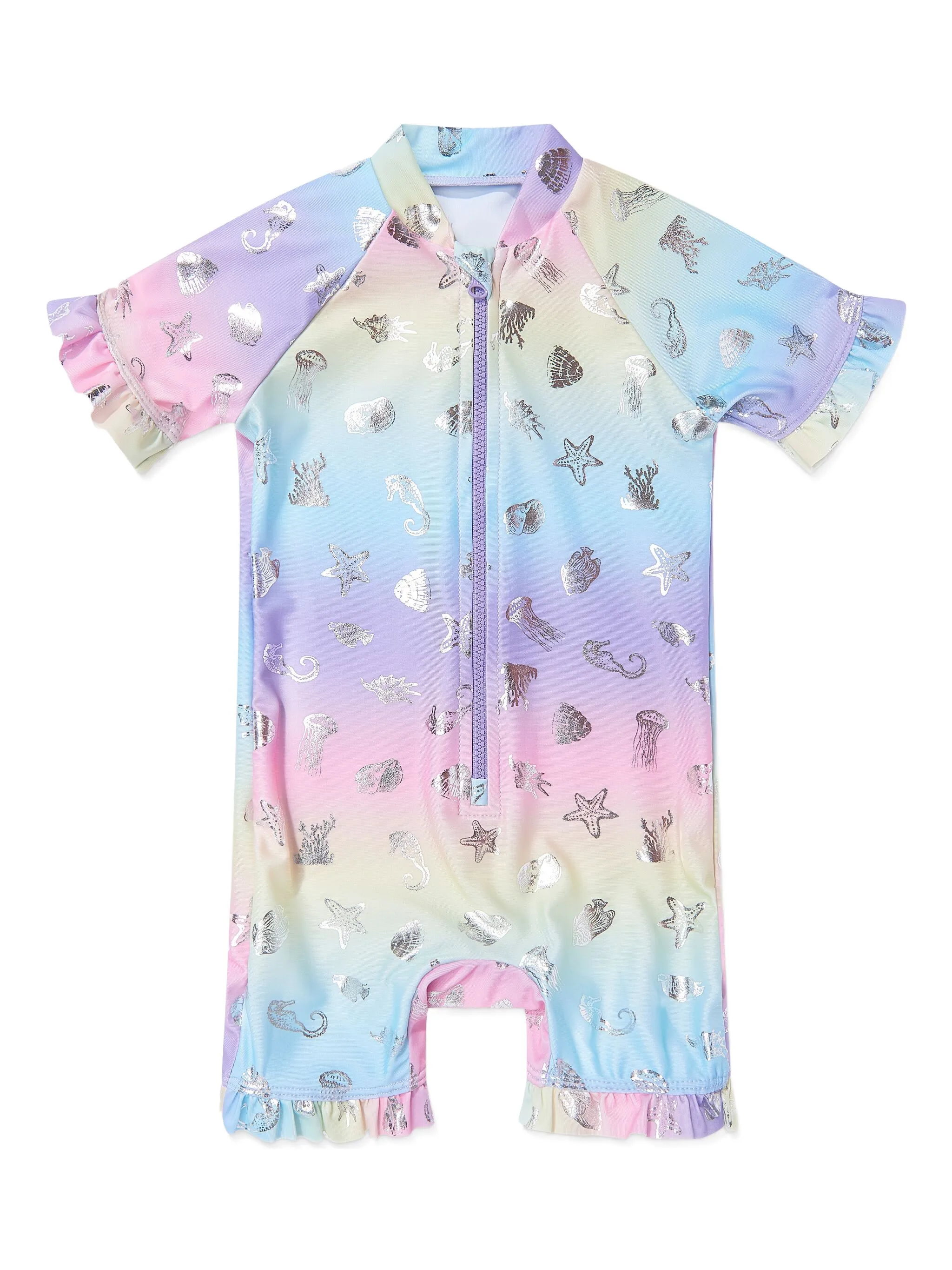 

Костюм с принтом Soliswim Kids, розовый