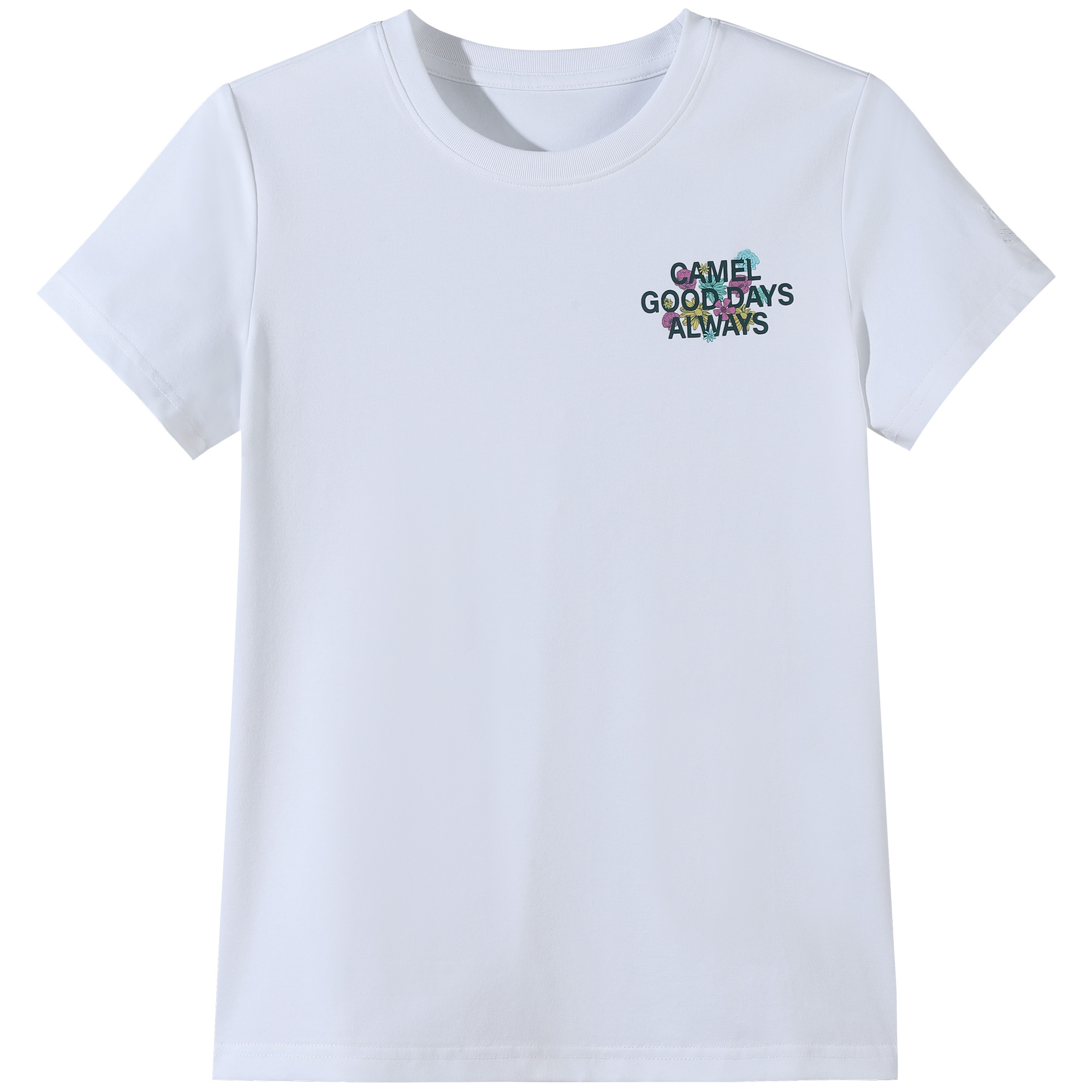 

Футболка женская с круглым вырезом тонкая Others CAMEL, infinite белый