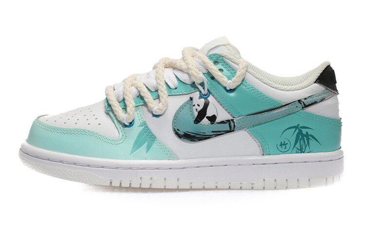

Кроссовки Nike Dunk Skateboard Shoes Women's Low-Top Cyan Blue