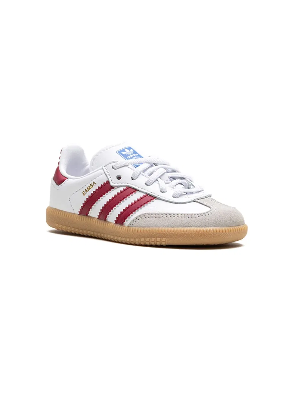 Кроссовки Samba og el i "бордовый/жевательная резинка" Adidas Kids