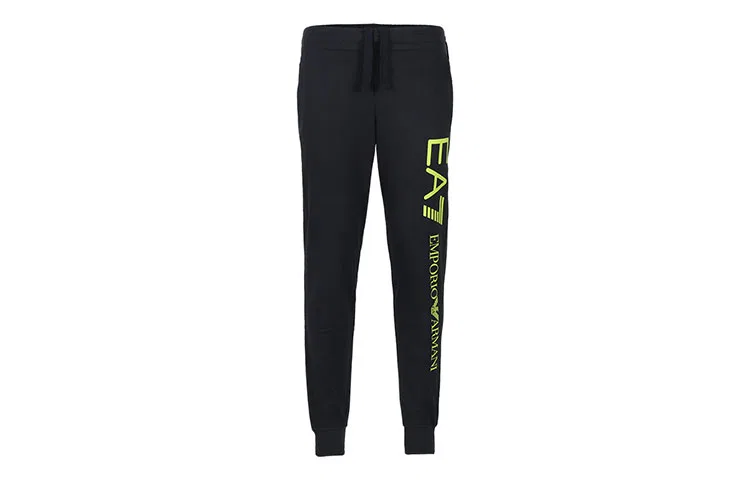 Спортивные штаны EA7 трикотажные мужские Black EMPORIO ARMANI