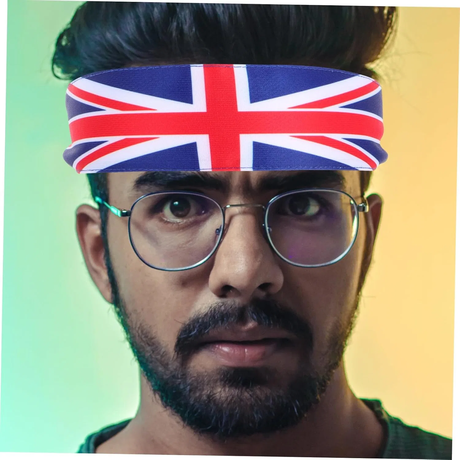 Повязка для волос Aboofan British Flag синяя — фото 4