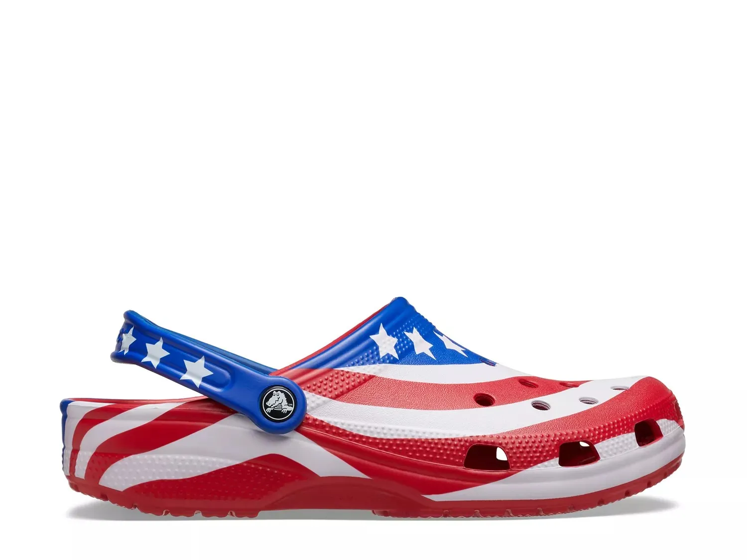 Классические сабо Crocs American Flag, разноцветные — фото 3