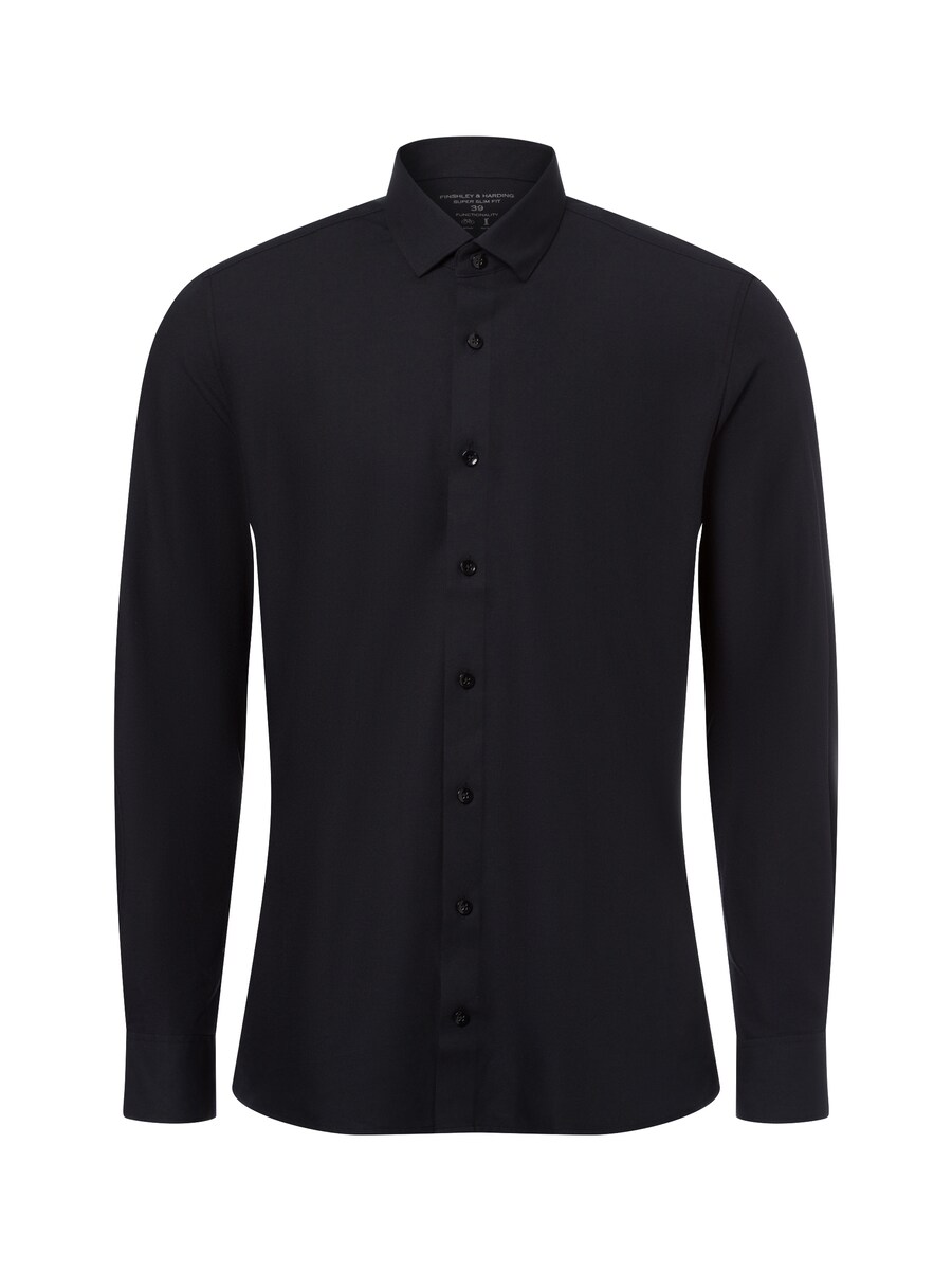 

Рубашка делового кроя Slim Fit Finshley & Harding, черный